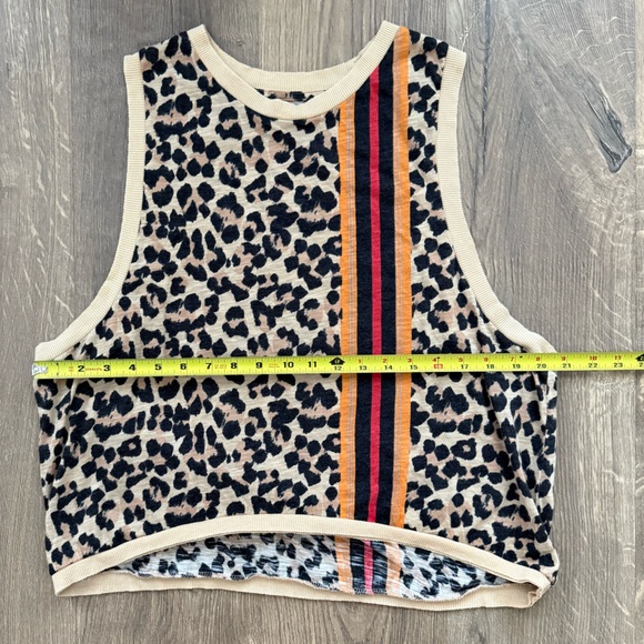 FP Movement Leopard Print Sleeveless Top with Stripes - Picture 7 of 11